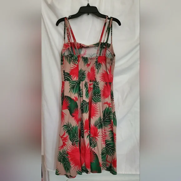 Tropical print dress size 10 - Picture 2 of 8